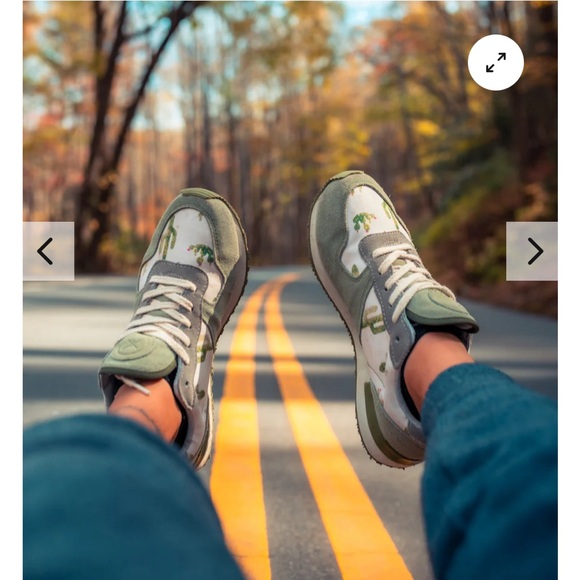 Inkkas Cactus Shoes Boho Women's sz 8 Prickly Jogger - Picture 8 of 8